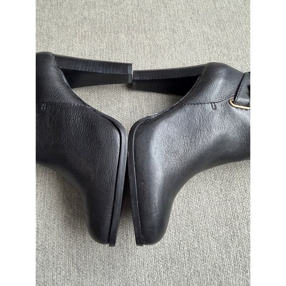 Banana Republic Shawna Black Leather Knee Boots Women's 6 - Picture 8 of 16